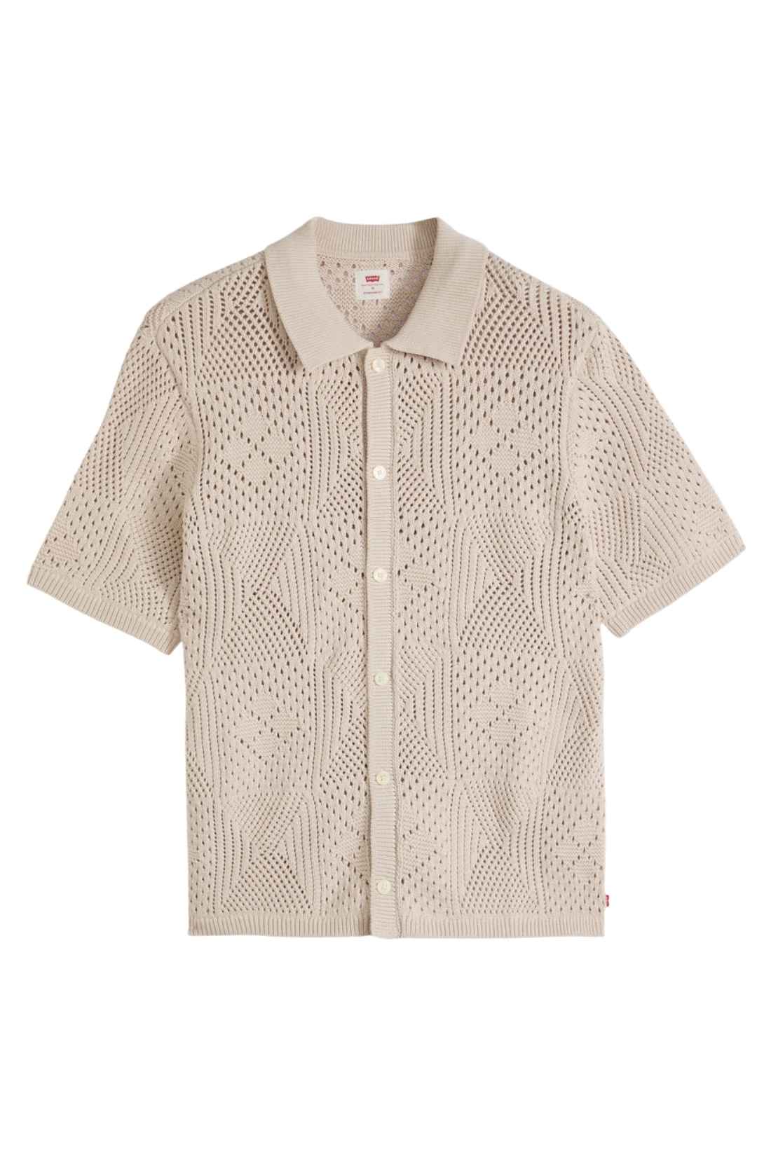 LEVI'S - Men's crochet pointelle shirt-1