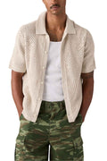 LEVI'S - Men's crochet pointelle shirt-0