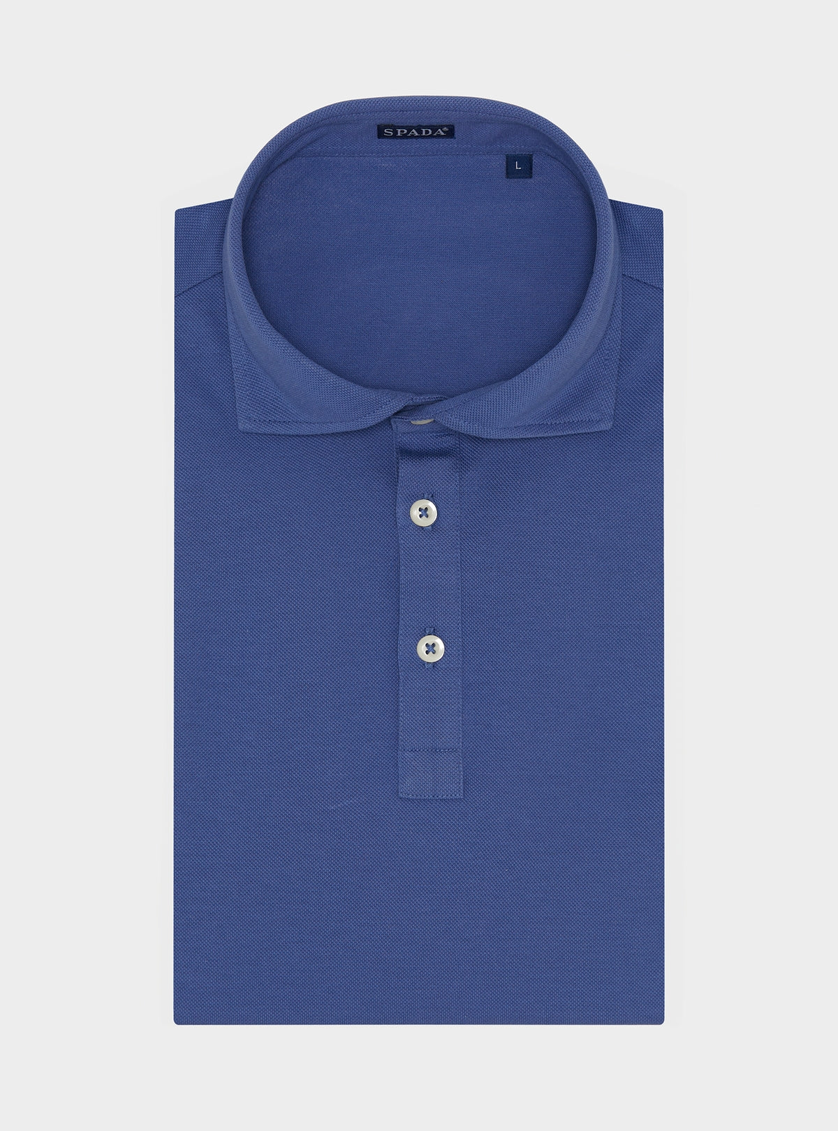 Polo manica corta in cotone piquet