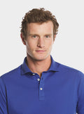 Polo manica corta in cotone piquet