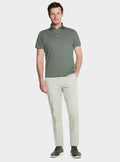 Polo manica corta in cotone piquet