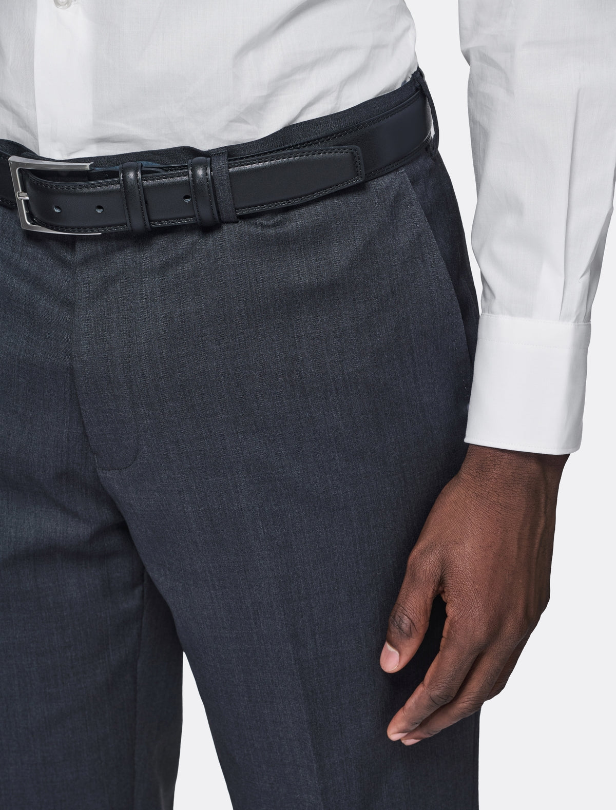 Pantalone in misto lana elastico