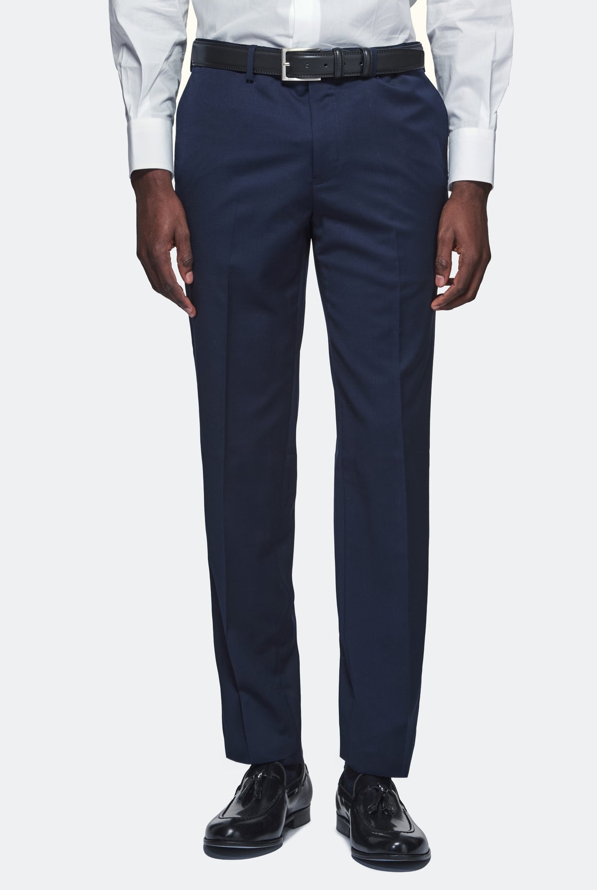 Pantalone in misto lana elastico