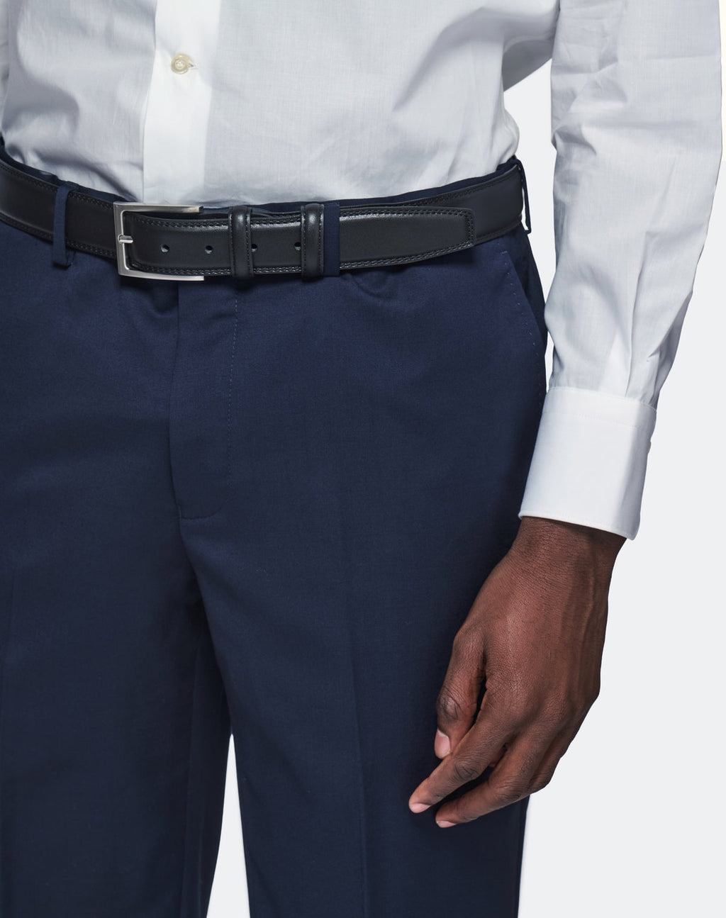 Pantalone in misto lana elastico