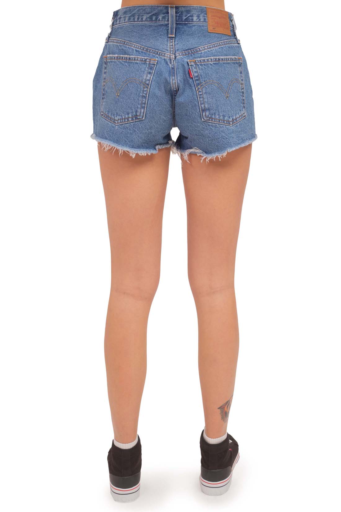 LEVI'S - Women's 501 shorts with rips-30