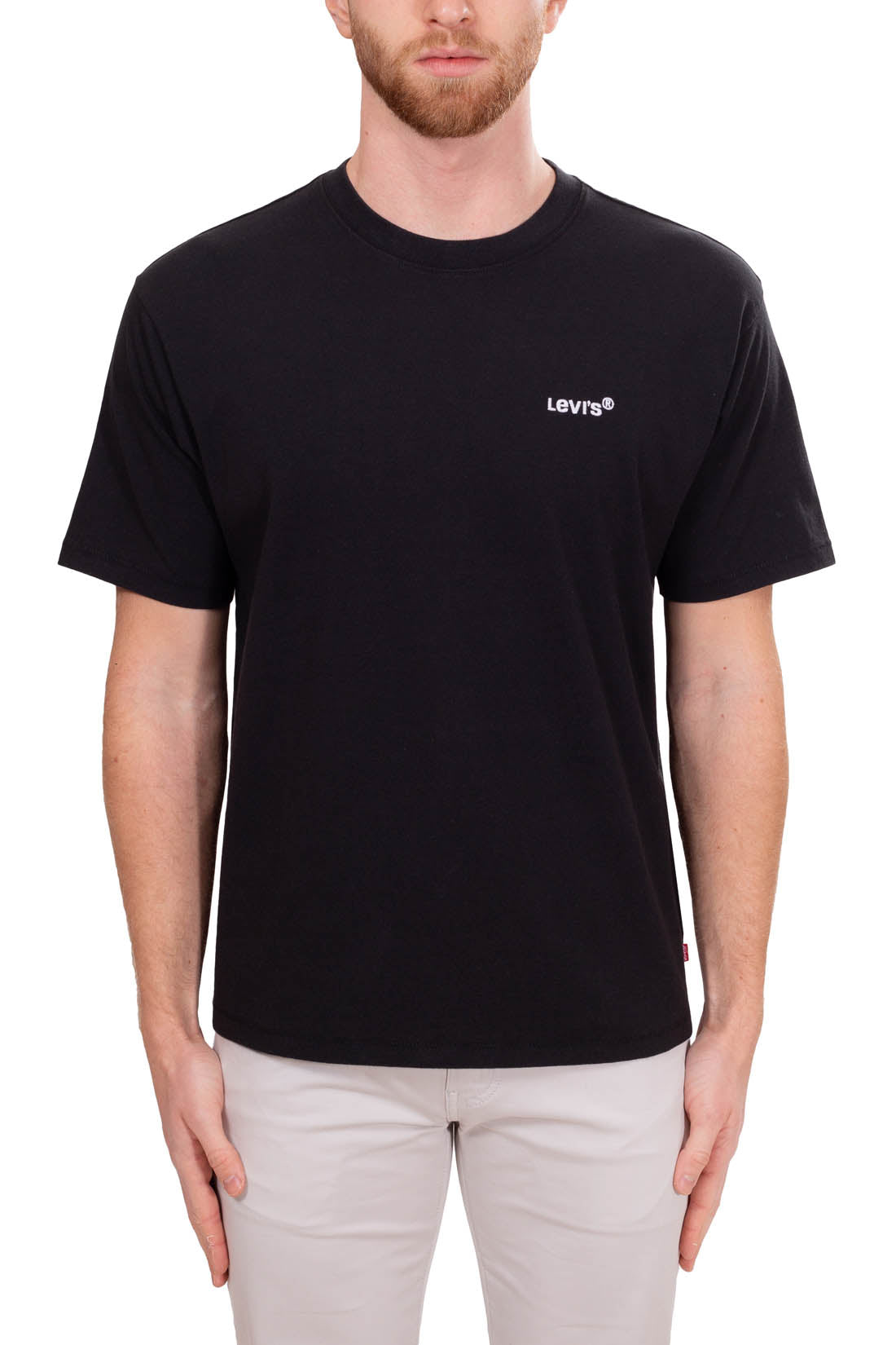LEVI'S - T-shirt uomo a maniche corte con ricamo logo - Taglia XL-1
