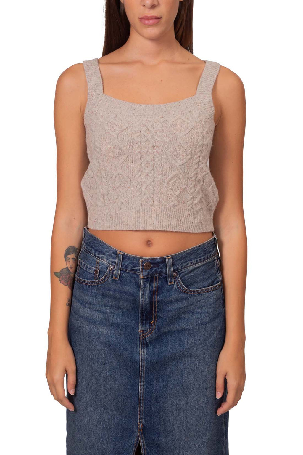LEVI'S - Top donna in misto lana melange-24