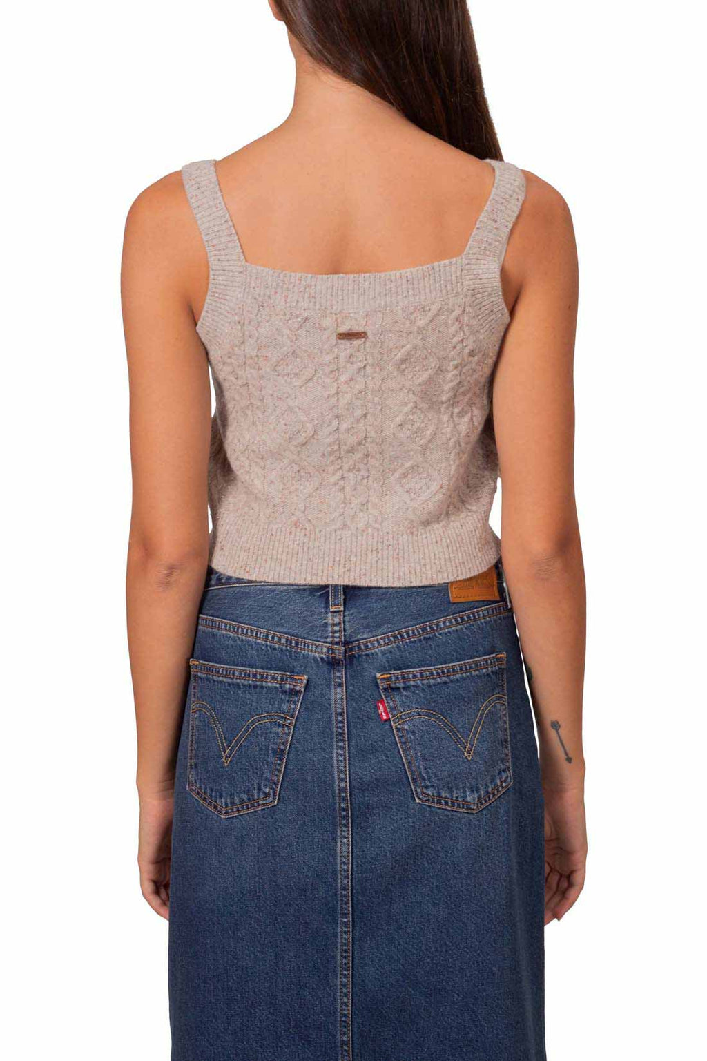 LEVI'S - Top donna in misto lana melange-17