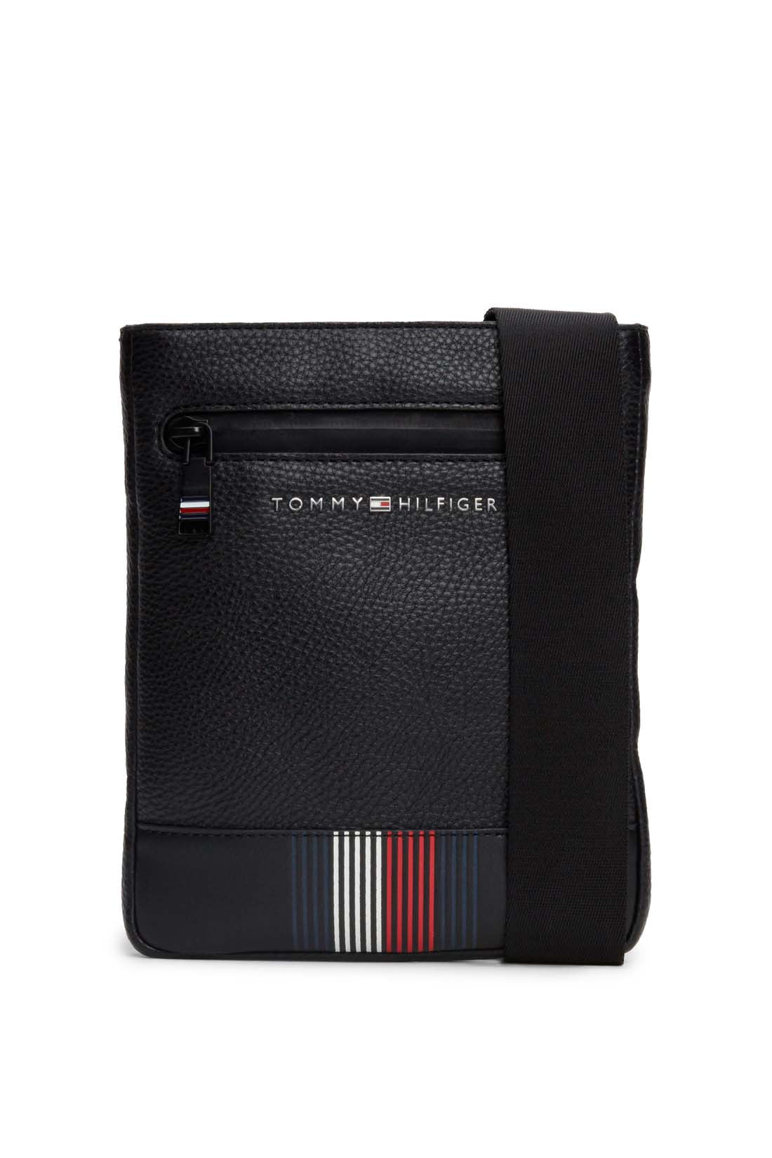 TOMMY HILFIGER - Men's shoulder bag with logo details-4