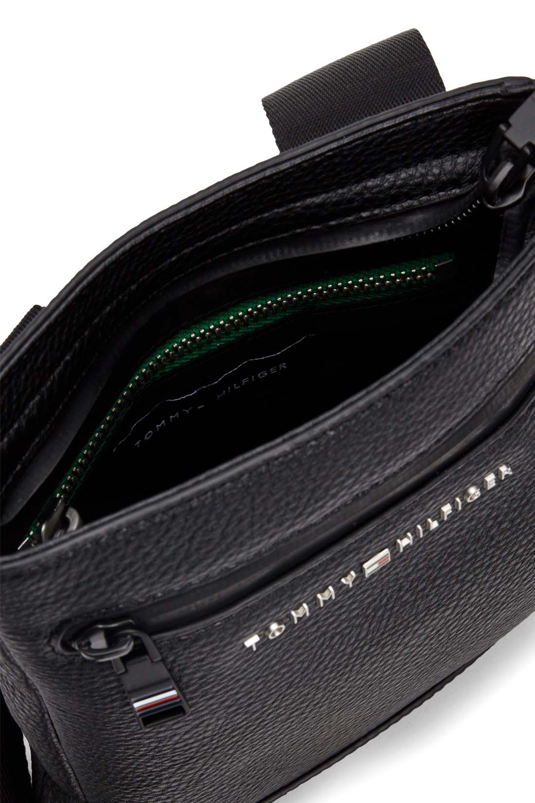 TOMMY HILFIGER - Men's shoulder bag with logo details-0