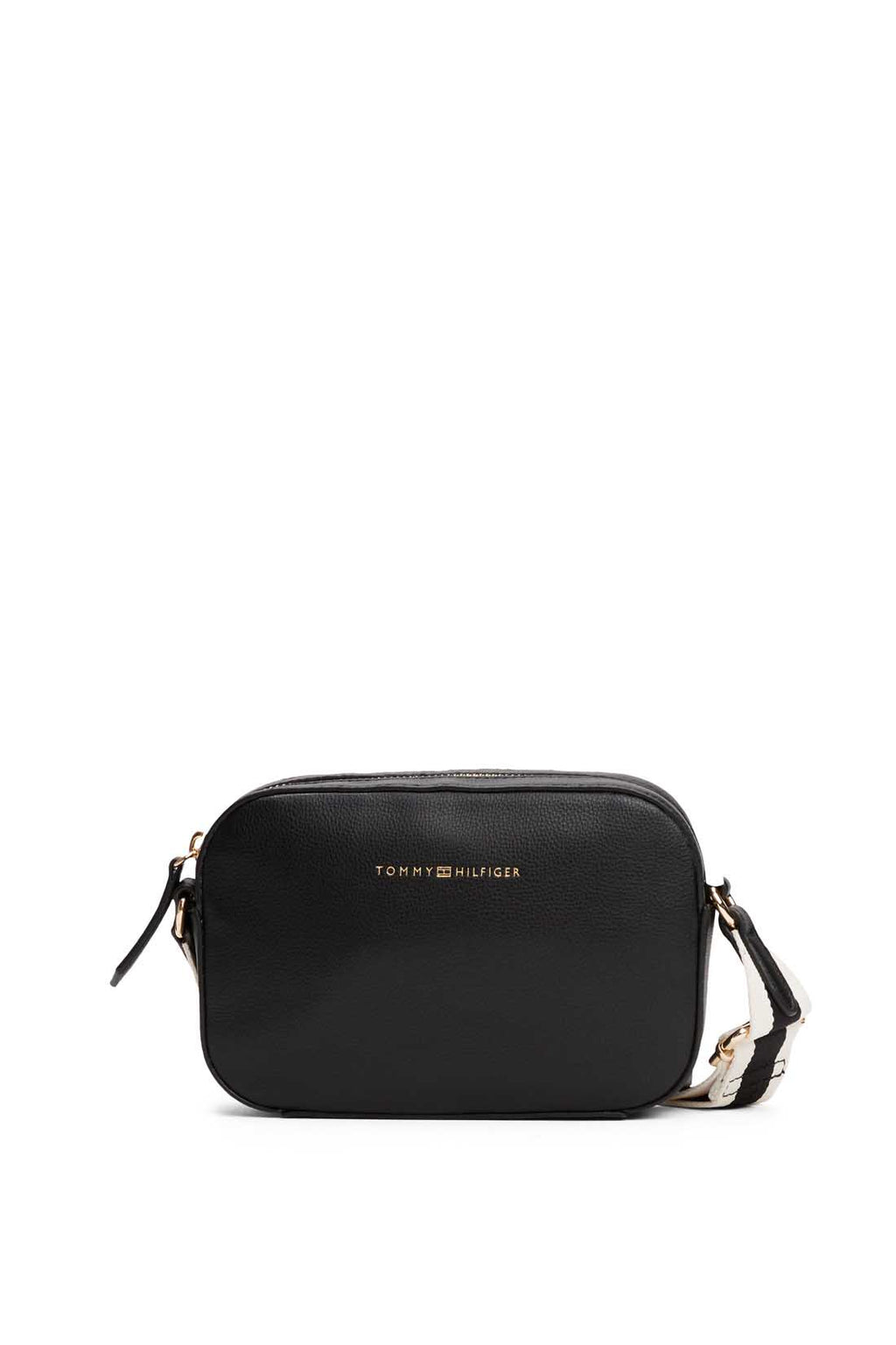 TOMMY HILFIGER - Camera bag donna con tracolla in tessuto-4