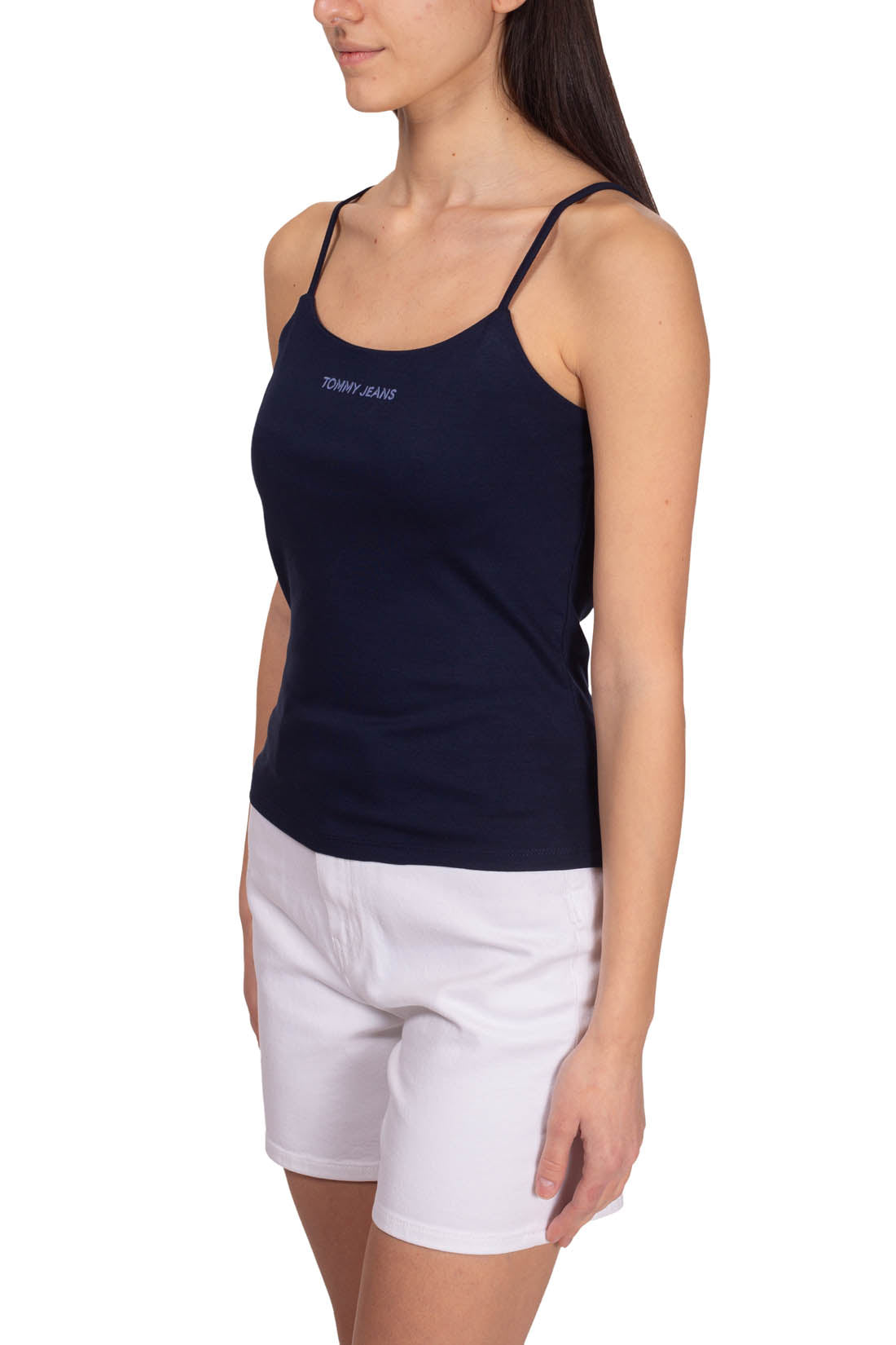 TOMMY JEANS - Women's basic tank top with logo  - Size XL-19