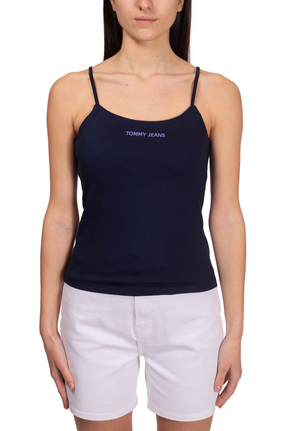 TOMMY JEANS - Women's basic tank top with logo  - Size XL-21
