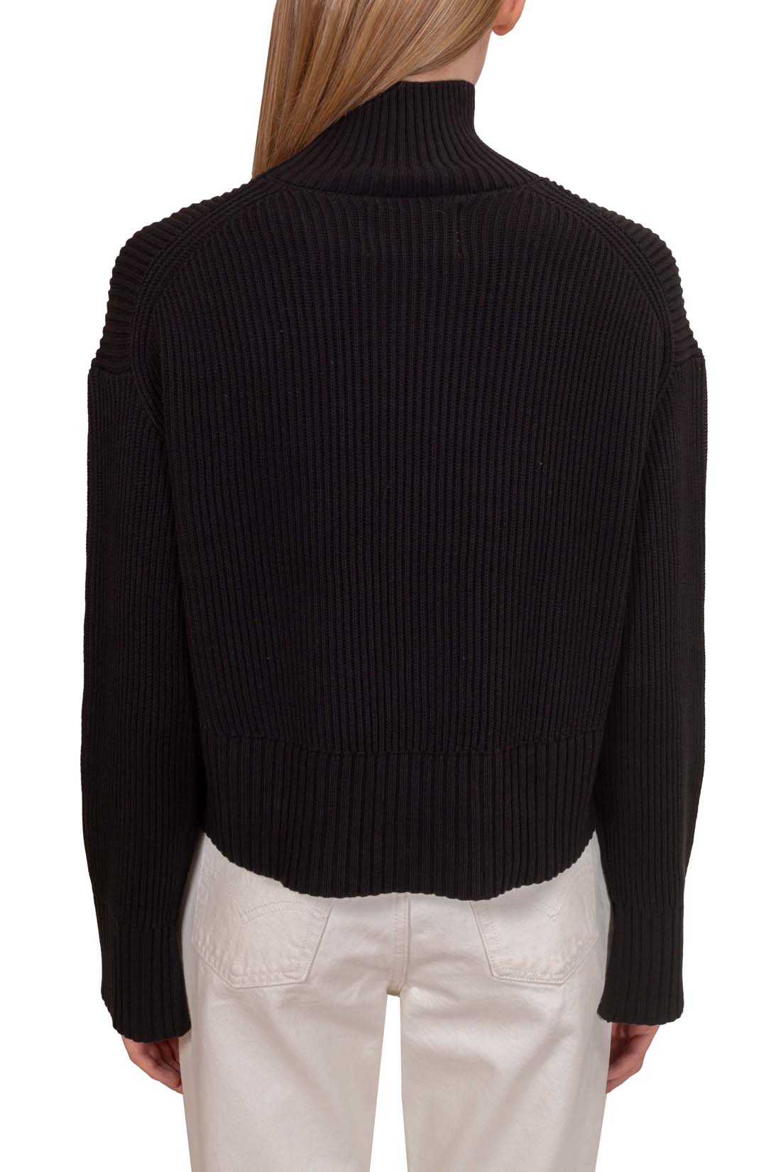 CALVIN KLEIN JEANS - Women's relaxed pullover with high collar-10