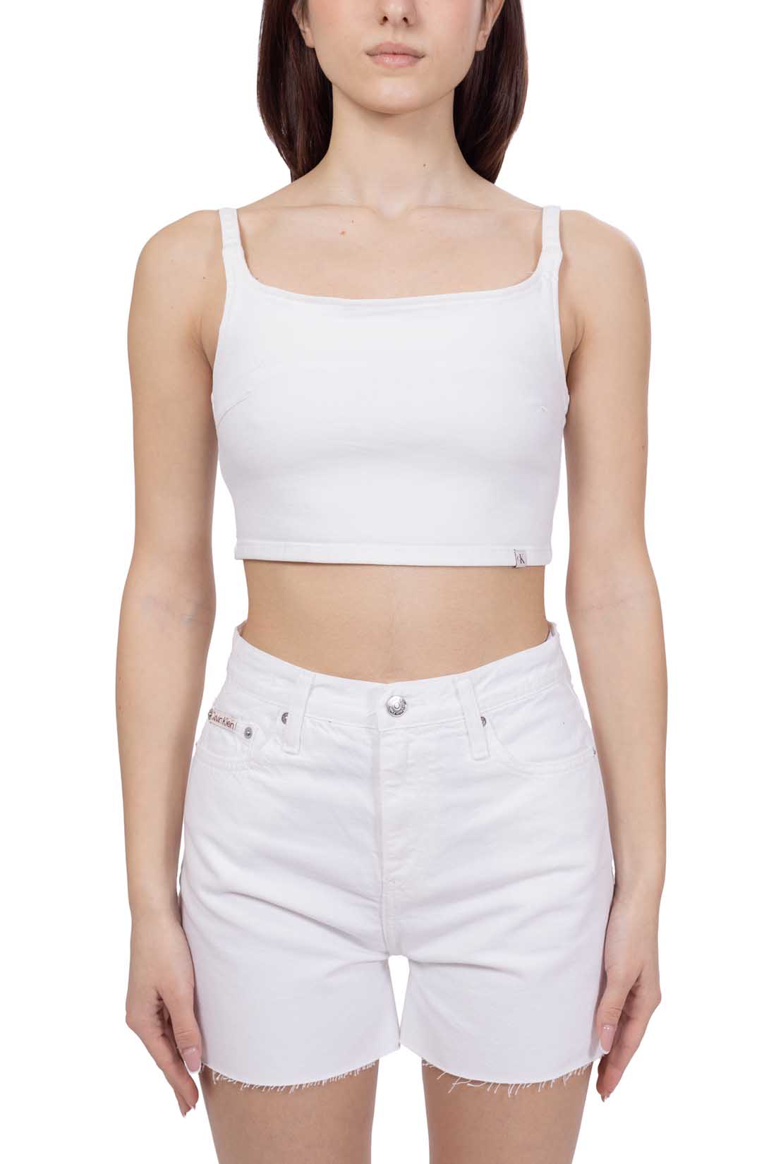 CALVIN KLEIN JEANS - Top brassiere donna in denim-11