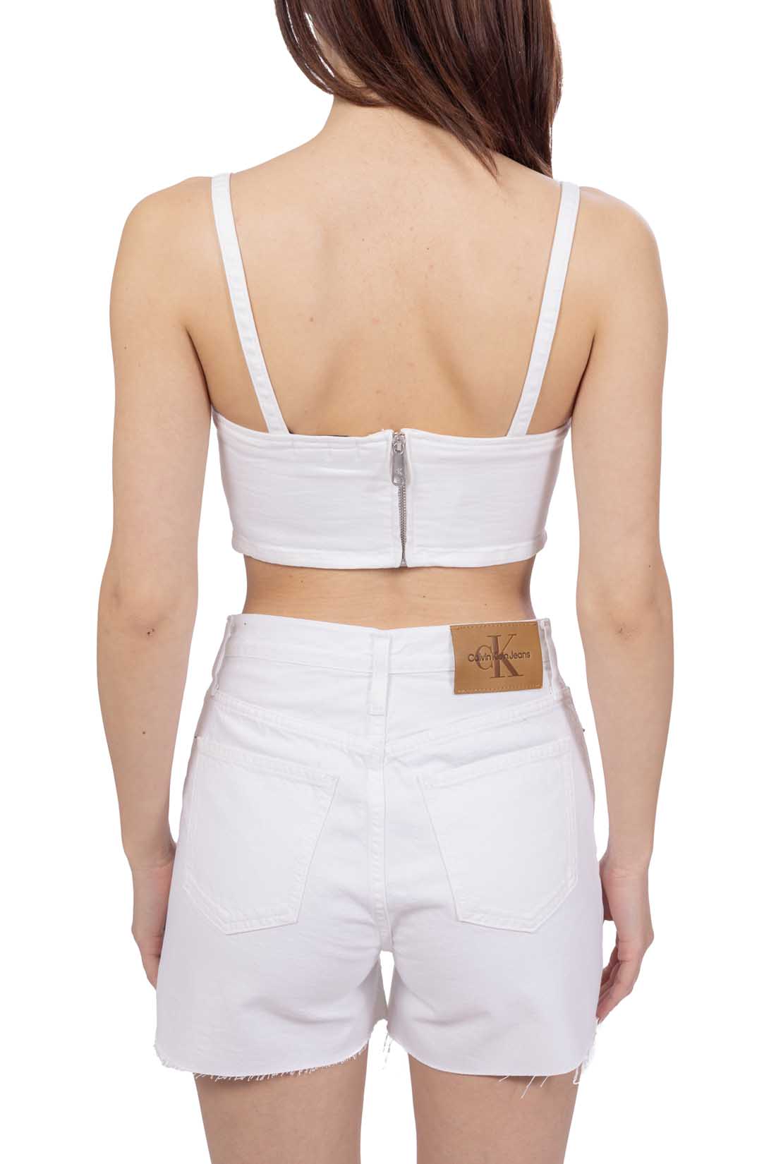 CALVIN KLEIN JEANS - Top brassiere donna in denim-10