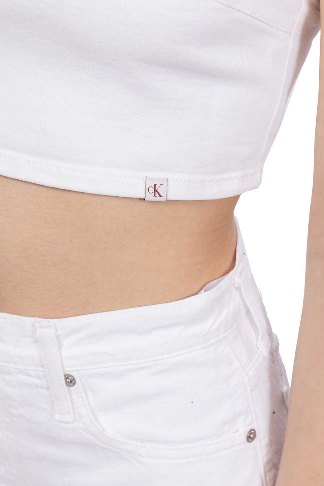 CALVIN KLEIN JEANS - Top brassiere donna in denim-0