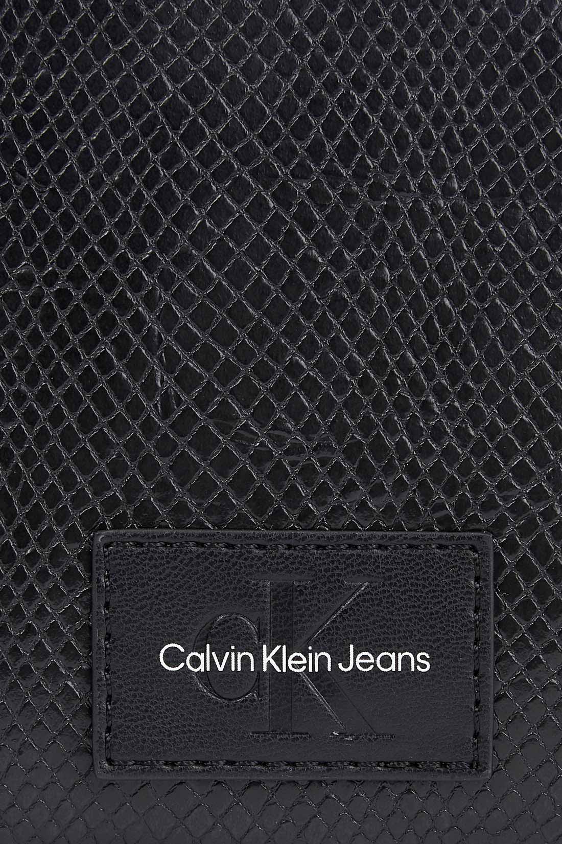 CALVIN KLEIN JEANS - Borsa a tracolla donna snake con catena-1
