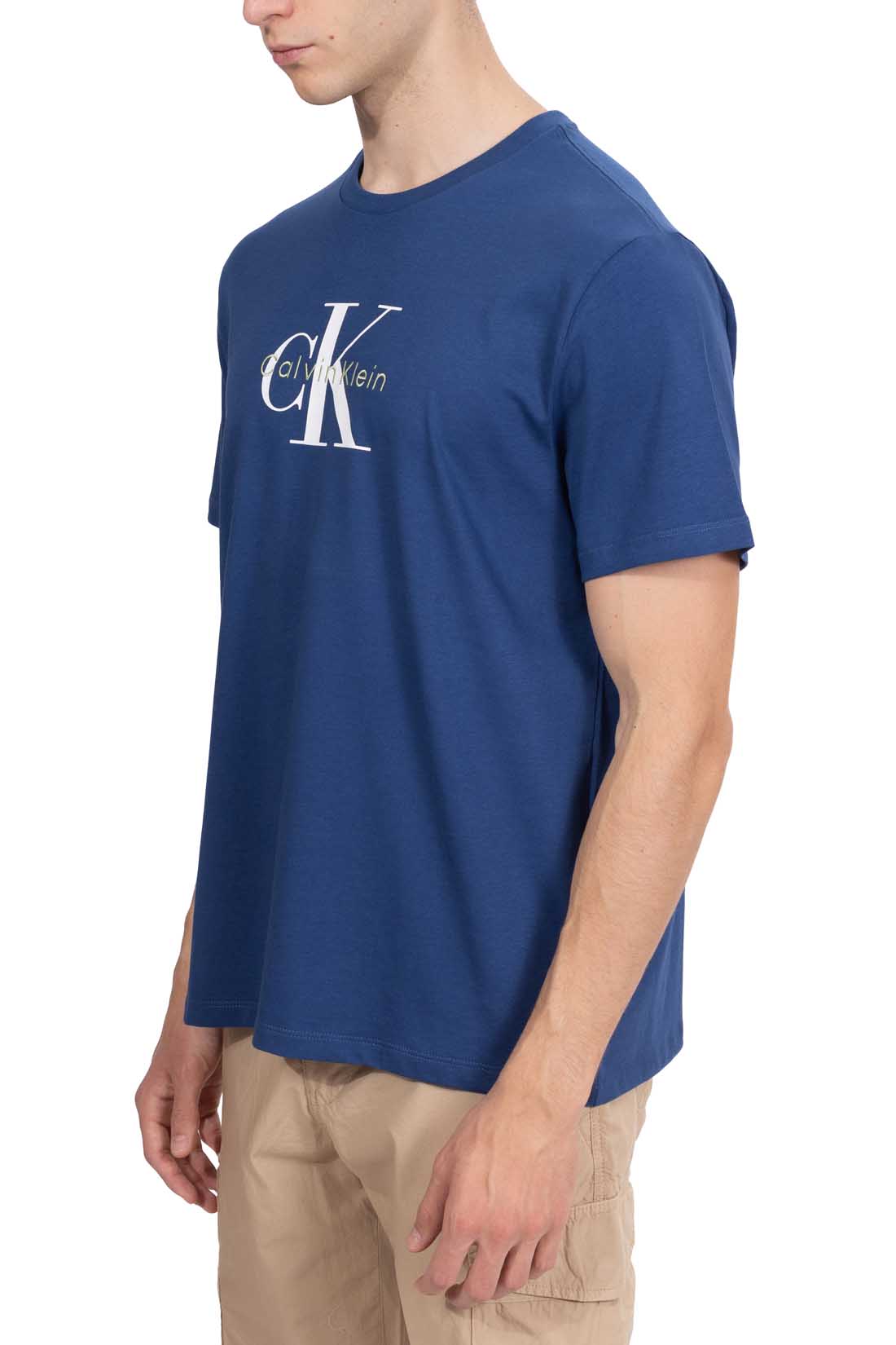 CALVIN KLEIN JEANS - T-shirt uomo con logo  - Taglia XL-1