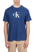 CALVIN KLEIN JEANS - T-shirt uomo con logo  - Taglia XL-3