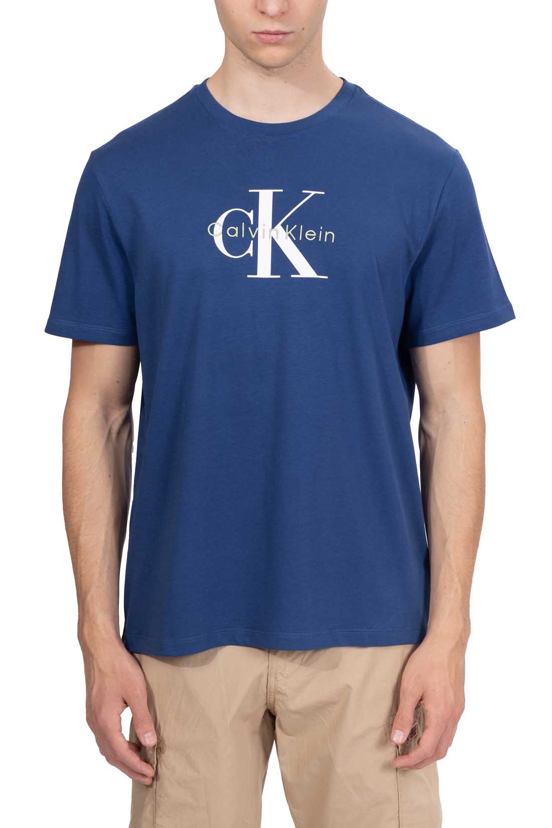 CALVIN KLEIN JEANS - T-shirt uomo con logo  - Taglia XL-11