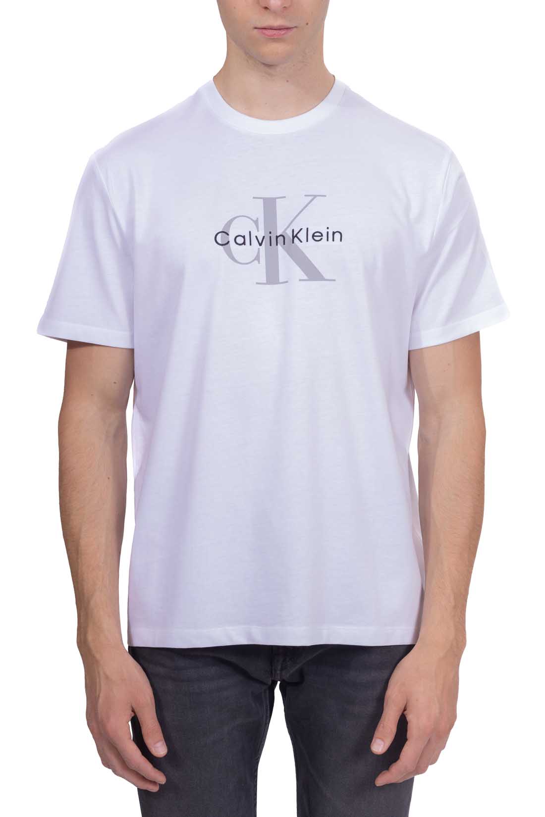 CALVIN KLEIN JEANS - T-shirt uomo con logo  - Taglia XL-43