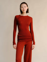 Extra Fine Merino Ribbed Crewneck (3D-Knit)