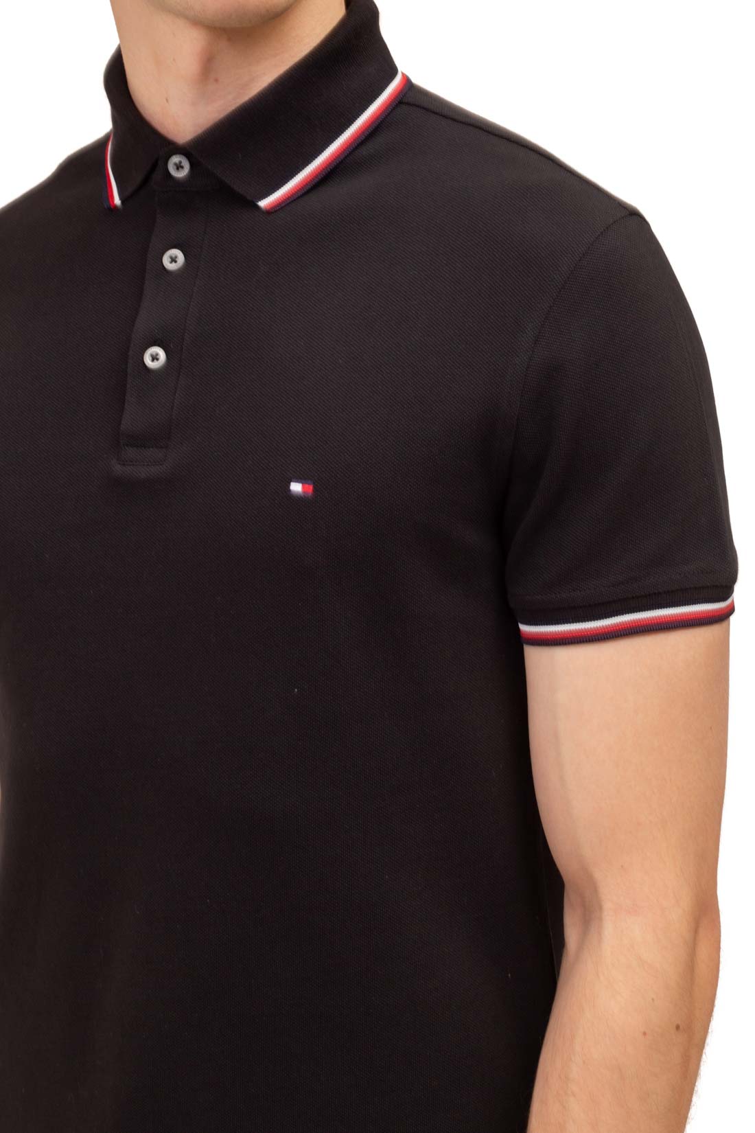 TOMMY HILFIGER - Men's slim 1985 polo shirt  - Size M-4