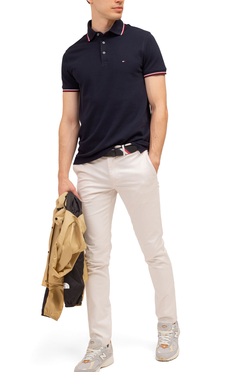 TOMMY HILFIGER - Men's slim 1985 polo shirt  - Size M-15
