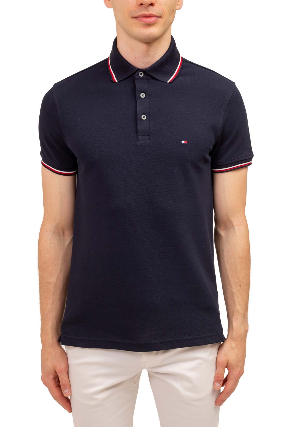 TOMMY HILFIGER - Men's slim 1985 polo shirt  - Size M-13