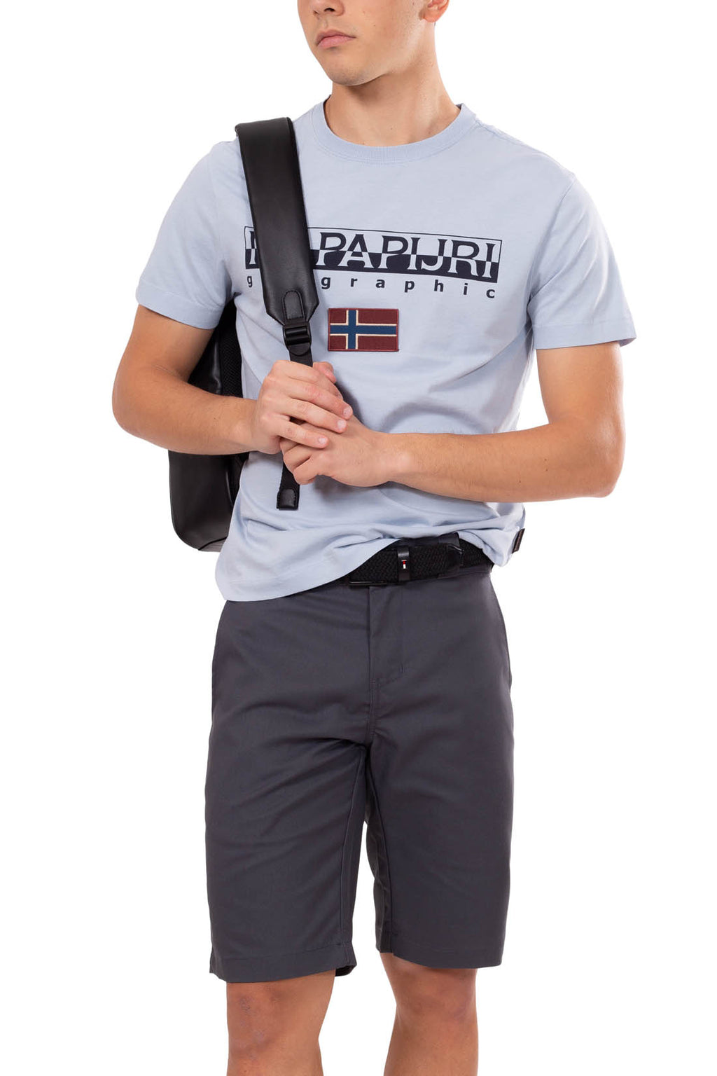 NAPAPIJRI - Men's essential signature T-shirt-3