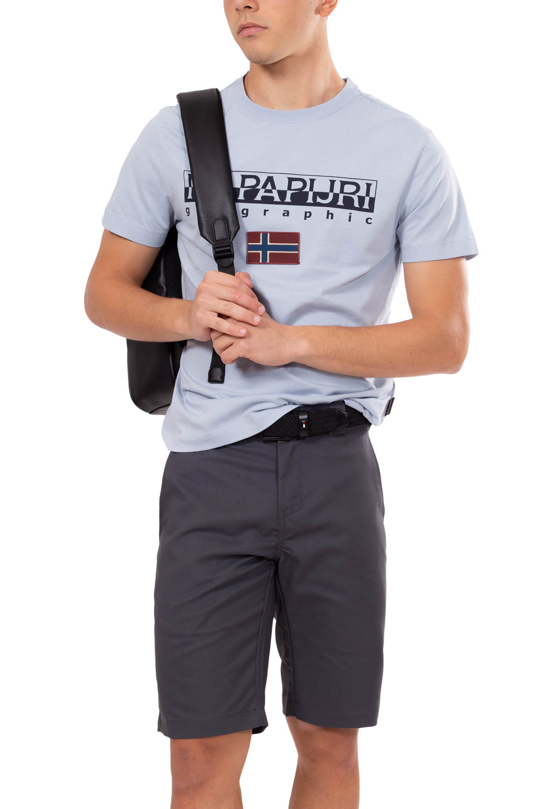NAPAPIJRI - Men's essential signature T-shirt-3