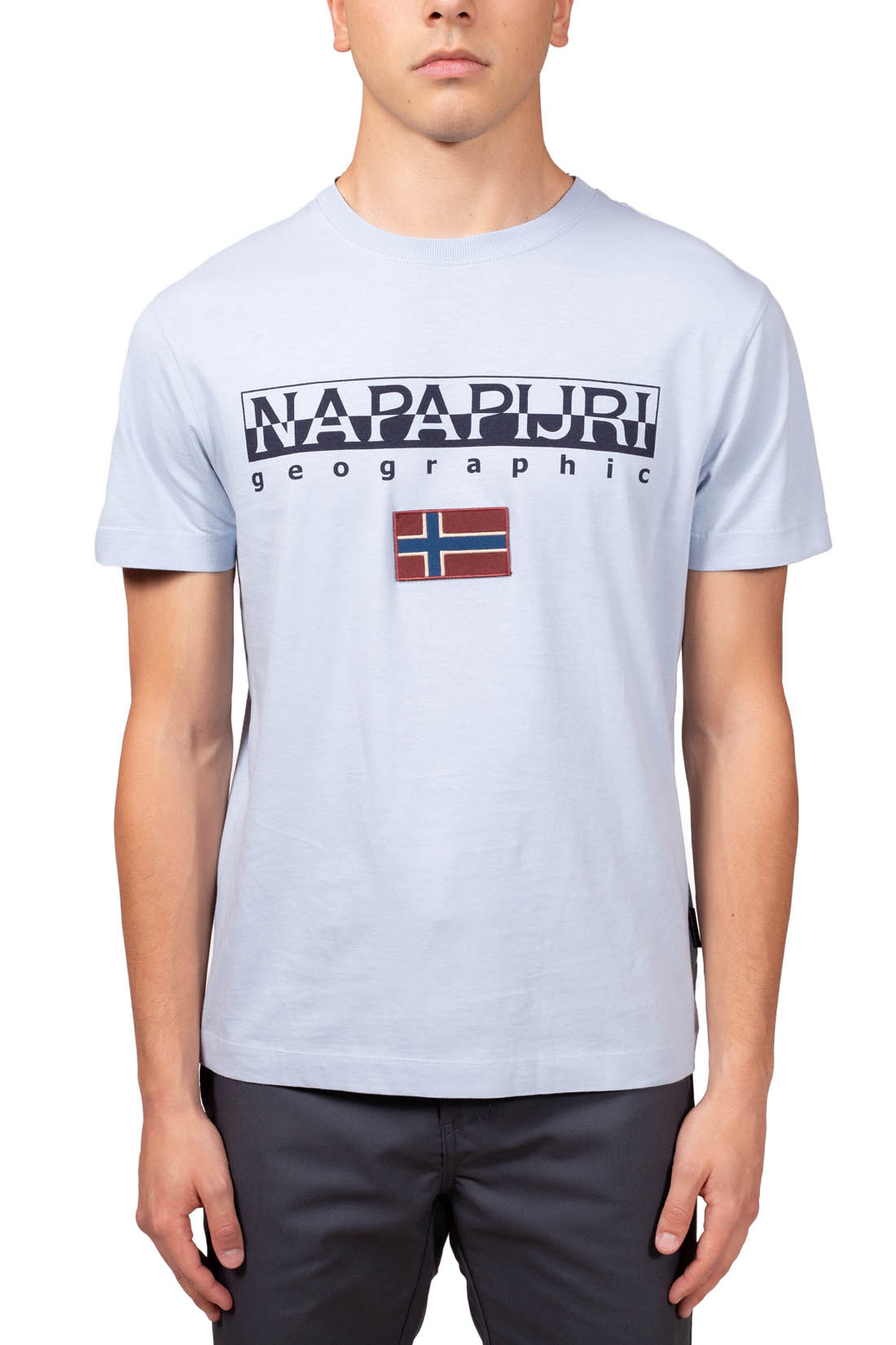 NAPAPIJRI - Men's essential signature T-shirt-5