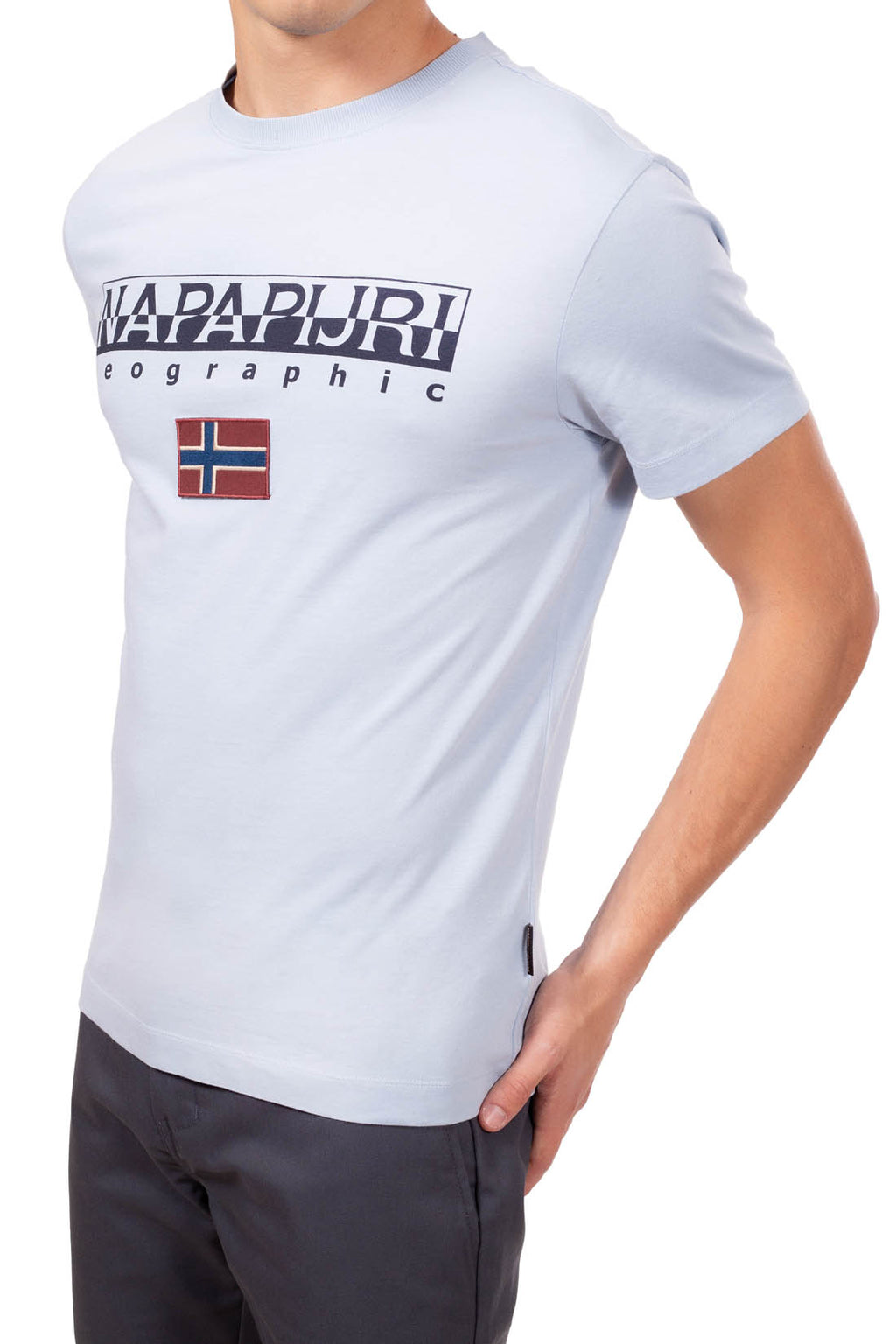 NAPAPIJRI - Men's essential signature T-shirt-0