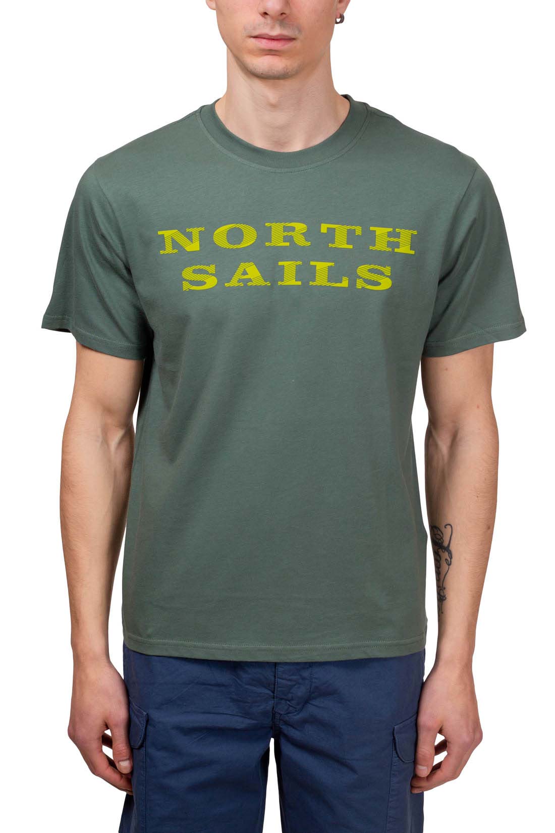 NORTH SAILS - Men's T-shirt with graphic logo  - Size 3XL