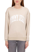 TOMMY JEANS - Women's relaxed sweatshirt with college logo-1