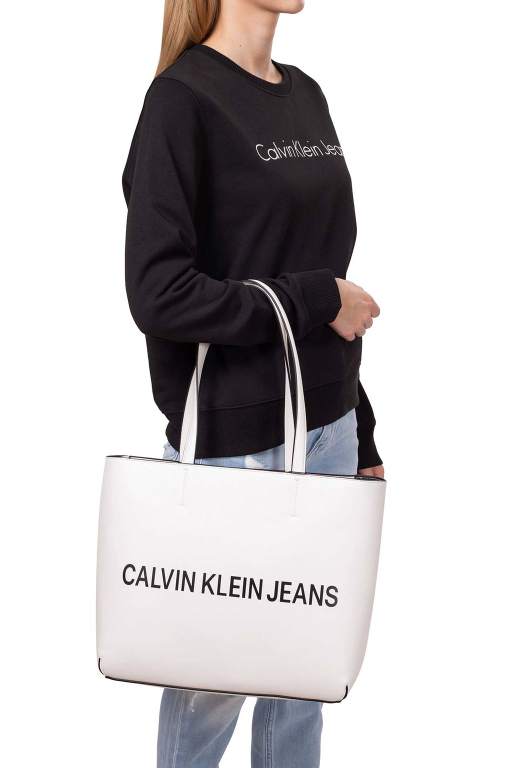 CALVIN KLEIN JEANS - Shopper donna con logo-8
