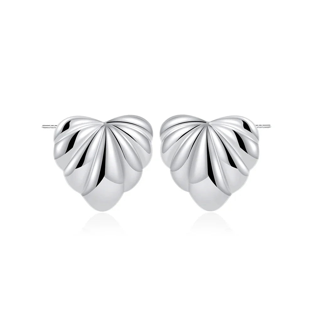 Trendy Stainless Steel Multilayer Circle Twist Knot Earrings for Women Texture Mixed Color Gold Plated Statement Earring Bijoux