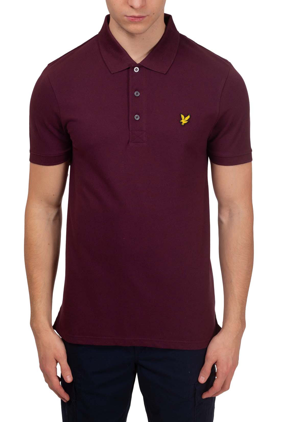 LYLE & SCOTT - Men's plain polo shirt-5