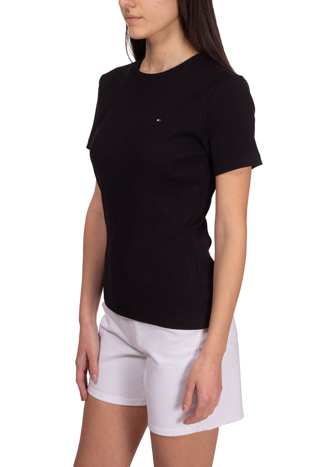 TOMMY HILFIGER - T-shirt donna slim con logo  - Taglia XL-47