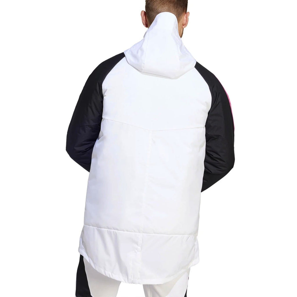 Juventus winter bench parka jacket 2023/24 white/black - Adidas