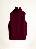Cashmere Mix Slevelees Top