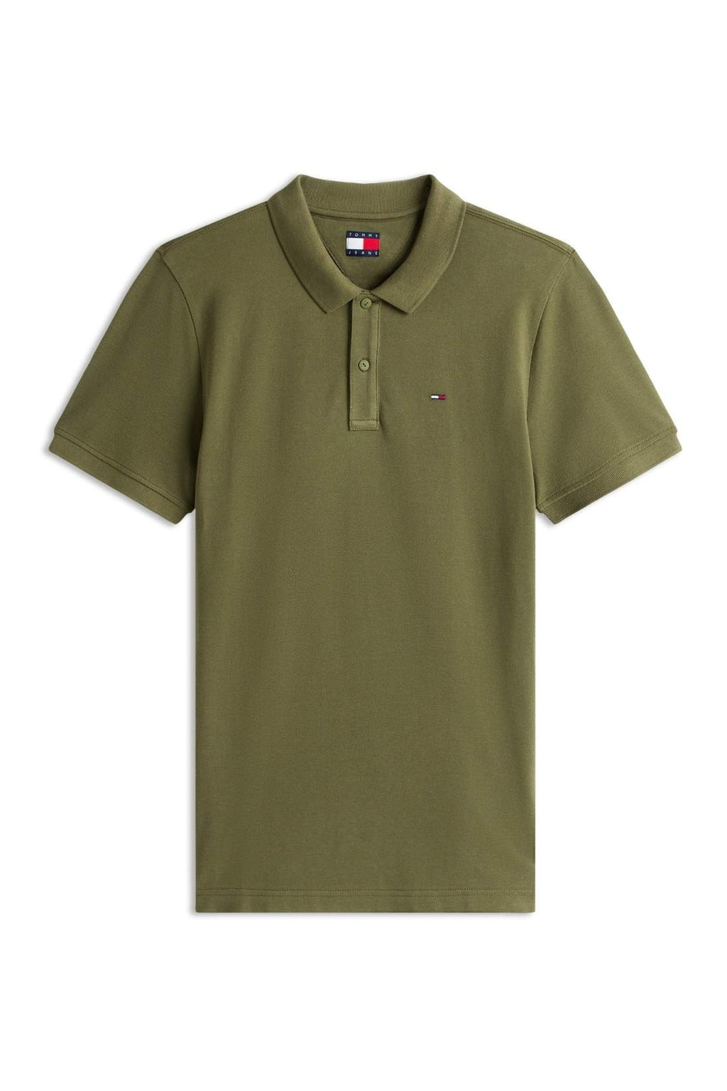 TOMMY JEANS - Men's slim piquet polo shirt  - Size XL-13