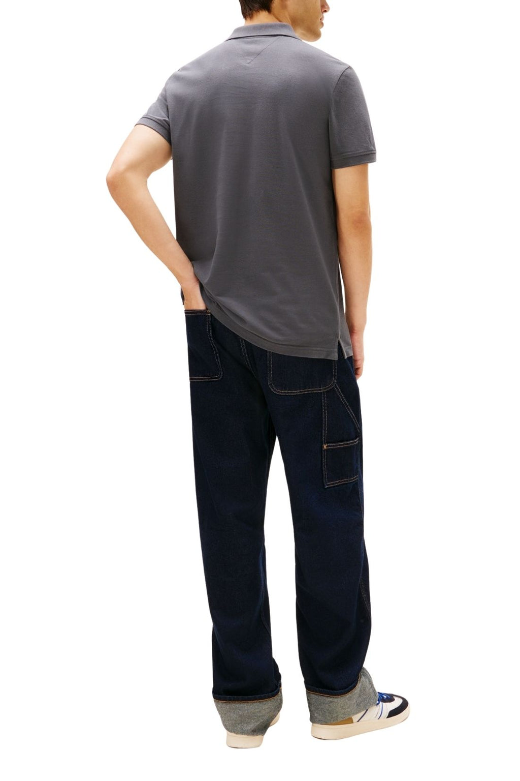 TOMMY JEANS - Polo uomo slim in piqué - Taglia XL-18