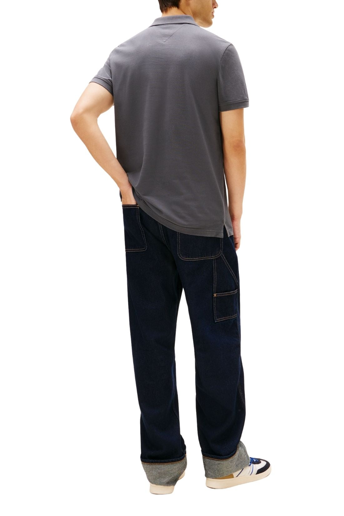 TOMMY JEANS - Polo uomo slim in piqué - Taglia XL-18