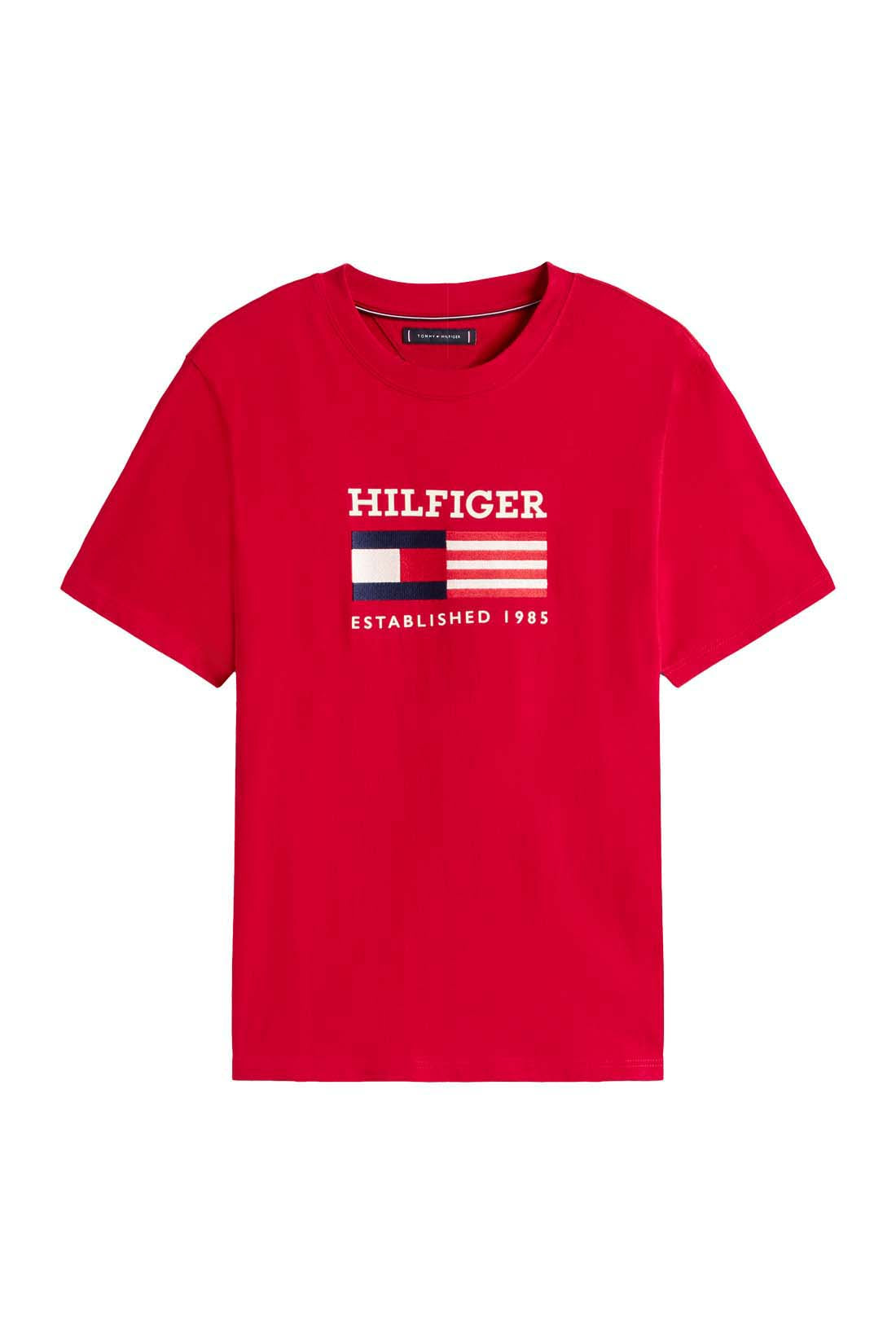 TOMMY HILFIGER - Men's Americana Monotype Flag Box T-shirt  - Size XXL-11